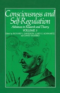 Cover: Consciousness and Self-Regulation - Springer