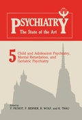 Cover: Child and Adolescent Psychiatry, Mental Retardation, and Geriatric Psychiatry - Springer