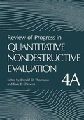 Cover: Review of Progress in Quantitative Nondestructive Evaluation: Volume 4a - Kluwer Academic/Plenum Publishers