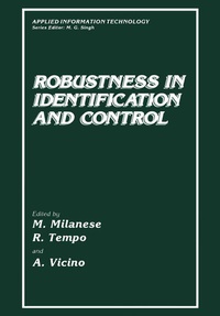 Enlarge image Cover: Robustness in Identification and Control - Springer