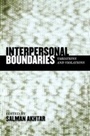 Cover: Interpersonal Boundaries - Jason Aronson, Inc.