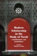 Cover: Modern Scholarship in the Study of Torah - Jason Aronson, Inc.
