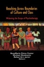 Cover: Reaching Across Boundaries of Culture and Class - Jason Aronson, Inc.