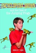 Cover: Encyclopedia Brown and the Case of the Jumping Frogs - Yearling Books