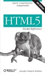 Cover: HTML5 Pocket Reference - O'Reilly