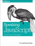 Cover: Speaking JavaScript - O'Reilly
