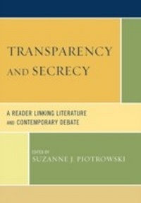 Enlarge image Cover: Transparency and Secrecy - Lexington Books