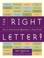 Cover: The Right Letter - Ten Speed Press