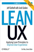 Cover: Lean UX - O'Reilly