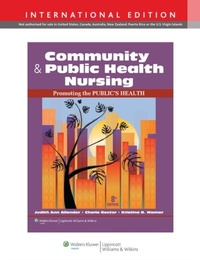 Abbildung von: Community & Public Health Nursing: Promoting the Public's Health - WOLTERS KLUWER HEALTH