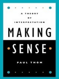 Enlarge image Cover: Making Sense - Rowman & Littlefield Publishers