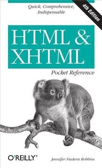 Enlarge image Cover: HTML & XHTML Pocket Reference - O'Reilly