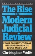 Cover: The Rise of Modern Judicial Review - Rowman & Littlefield Publishers