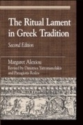 Cover: The Ritual Lament in Greek Tradition - Rowman & Littlefield Publishers
