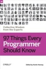 Cover: 97 Things Every Programmer Should Know - O'Reilly