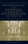 Cover: Knowledge and Knowing in Library and Information Science - Scarecrow Press