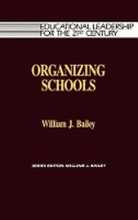 Enlarge image Cover: Organizing Schools - Rowman & Littlefield Education