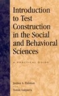 Cover: Introduction to Test Construction in the Social and Behavioral Sciences - Rowman & Littlefield Publishers