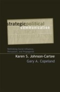 Cover: Strategic Political Communication - Rowman & Littlefield Publishers
