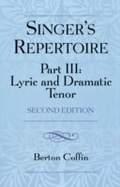 Cover: The Singer's Repertoire, Part III - Scarecrow Press