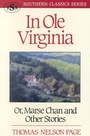 Cover: In Ole Virginia - J.S. Sanders Books