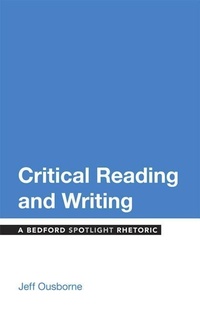 Enlarge image Cover: Critical Reading and Writing - Bedford/Saint Martin's