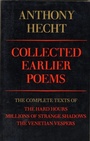 Cover: Collected Earlier Poems of Anthony Hecht - Knopf