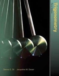 Abbildung von: Student Resource Manual To Accompany Trigonometry - Jones and Bartlett Publishers, Inc