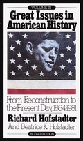 Cover: Great Issues in American History, Vol. III - Vintage