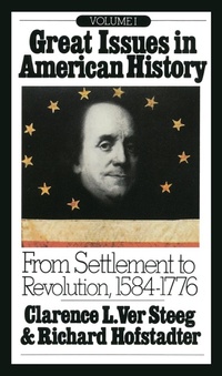Abbildung von: Great Issues in American History, Vol. I - Vintage