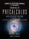 Cover: POD- ISM- ESSEN PREC W/CALC PREV 5E INST COMPL SOL MAN - Jones and Bartlett Publishers, Inc