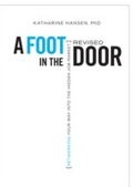Cover: A Foot in the Door - Ten Speed Press
