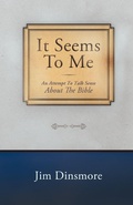 Cover: It Seems to Me - Westbow Press
