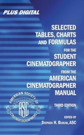 Cover: Selected Tables, Charts and Formulas for the STUDENT CINEMATOGRAPHER from the AMERICAN CINEMATOGRAPHER MANUAL - Independent Publisher