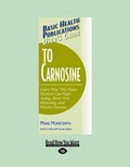 Cover: Basic Health Publications User's Guide to Carnosine - ReadHowYouWant