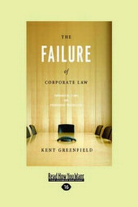 Abbildung von: The Failure of Corporate Law - ReadHowYouWant