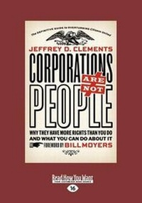 Enlarge image Cover: Corporations are Not People - ReadHowYouWant