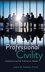 Cover: Professional Civility - Peter Lang Verlag