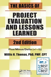 Abbildung von: The Basics of Project Evaluation and Lessons Learned - Apple Academic Press Inc.