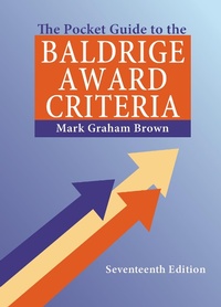 Abbildung von: The Pocket Guide to the Baldrige Award Criteria (5-Pack) - Productivity Press