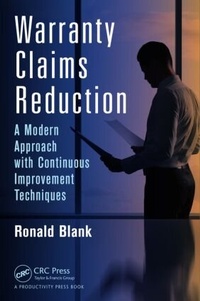 Abbildung von: Warranty Claims Reduction - Apple Academic Press Inc.