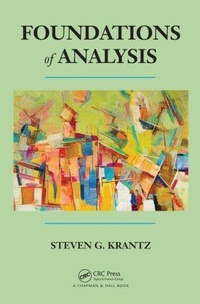 Abbildung von: Foundations of Analysis - Chapman & Hall/CRC