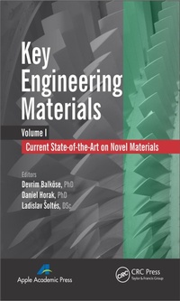 Enlarge image Cover: Key Engineering Materials, Volume 1 - Apple Academic Press Inc.