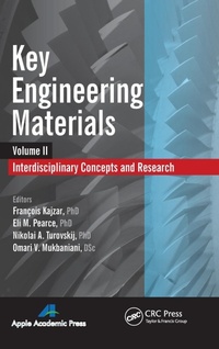 Enlarge image Cover: Key Engineering Materials, Volume 2 - Apple Academic Press Inc.