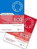 Cover: Making Sense of the ECG Fourth Edition with Cases for Self Assessment - Apple Academic Press Inc.