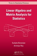 Cover: Linear Algebra and Matrix Analysis for Statistics - Chapman & Hall/CRC