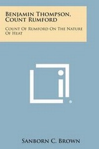 Enlarge image Cover: Benjamin Thompson, Count Rumford - Literary Licensing, LLC