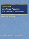 Cover: Litigation and Trial Practice for the Legal Assistant - Delmar Cengage Learning