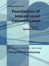 Enlarge image Cover: Foundations of Interpersonal Communication - South Western Educational Publishing