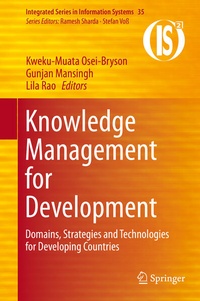 Enlarge image Cover: Knowledge Management for Development - Springer
